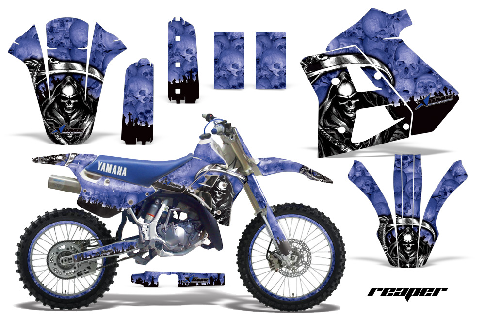 Yamaha WR250z 91-93-Graphics Kit Decal Reaper U NPs